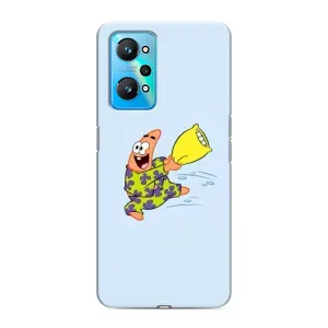 Чехлы с Патриком на Realme GT Neo 2 (Патрик с подушкой)
