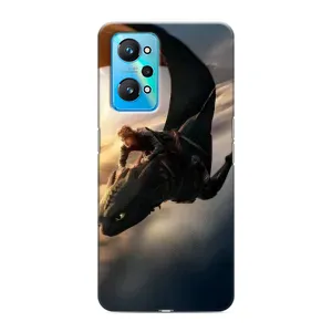 Чехол дракон Беззубик для Realme GT Neo 2 (Полет Беззубика)