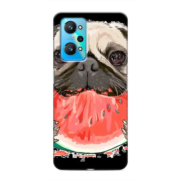 Чехол с рисунком «Смешной Мопс» для Realme GT Neo 2