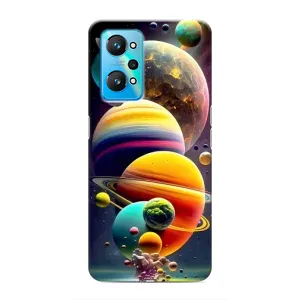 Чохол (ТПУ) з планетами на Realme GT Neo 2 (Сонячна система)