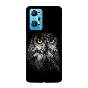 Чехлы с принтом СОВЫ для Realme GT Neo 2 (Сова на чёрном)