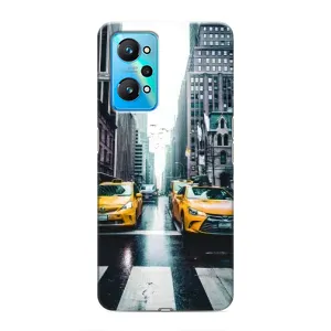 Силиконовый бампер (Работники) на Realme GT Neo 2 (Такси)