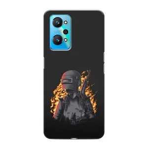 Чохол з картинкою "Герой Pubg" на Realme GT Neo 2 (В полум'ї)