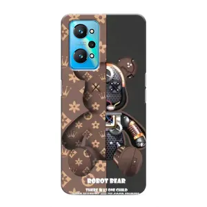 Силиконовый чехол для Realme GT Neo 2 (Медмедь Луи Виттон)