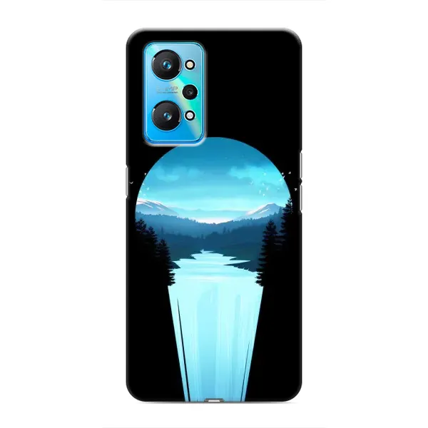 Чехол с рисунком «Синий Водопад» для Realme GT Neo 2 Чехол с рисунком «Синий Водопад» для Realme GT Neo 2