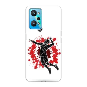 Чехлы с принтом Спортивная тематика для Realme GT Neo 2 (Волейболист)