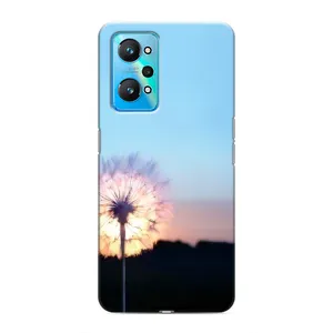 Силіконовий Чохол з кульбабками на Realme GT Neo 2 (Захід з кульбабкою)
