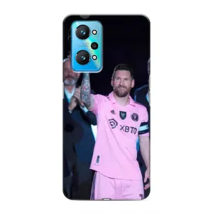 Чехлы Лео Месси в Майами на Realme GT Neo 2 (Золотой мяч Месси)