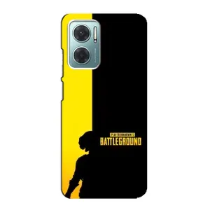 Чехол (TPU) с картинкой "Лого Пабг" на Редми Нот 11Е (Battlegrounds)