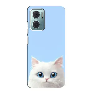 Чохол на тематику: Коти для Xiaomi Redmi Note 11E (Білий кіт)