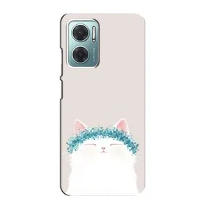 Чохол на тематику: Коти для Xiaomi Redmi Note 11E (Білий котик)