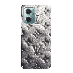 Текстурный Чехол Louis Vuitton для Редми Нот 11Е (Бежевый ЛВ)