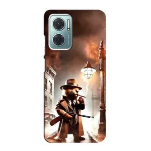 Чехол с мемами тралалело тралала для Xiaomi Redmi Note 11E (Бобрито бандито)