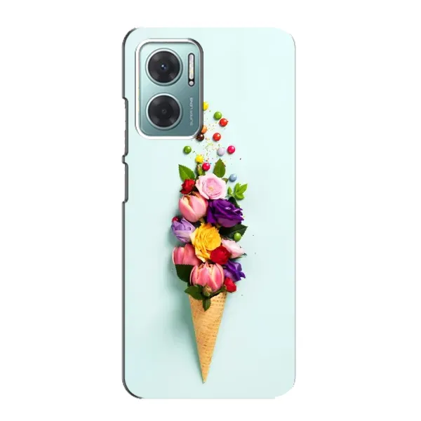 Чехол с рисунком «Цветок-мороженное» для Xiaomi Redmi Note 11E Чехол с рисунком «Цветок-мороженное» для Xiaomi Redmi Note 11E