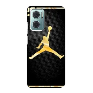 Силиконовый Чехол Nike Air Jordan на Редми Нот 11Е (Джордан 23)
