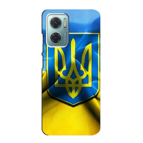 Чехол с рисунком «Герб и Флаг Украины» для Xiaomi Redmi Note 11E Чехол с рисунком «Герб и Флаг Украины» для Xiaomi Redmi Note 11E