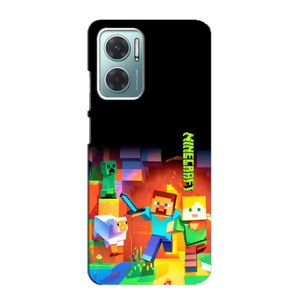 Чехол с рисунком «Герой Майнкрафт» для Xiaomi Redmi Note 11E