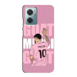 Чехлы Лео Месси в Майами на Xiaomi Redmi Note 11E (GOAT MESSI)