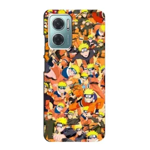 Чохли з принтом НАРУТО на Xiaomi Redmi Note 11E (Коллаж Наруто)