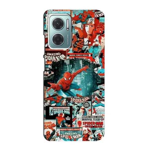Чехол с рисунком «Комиксы Человек Паук» для Xiaomi Redmi Note 11E Чехол с рисунком «Комиксы Человек Паук» для Xiaomi Redmi Note 11E