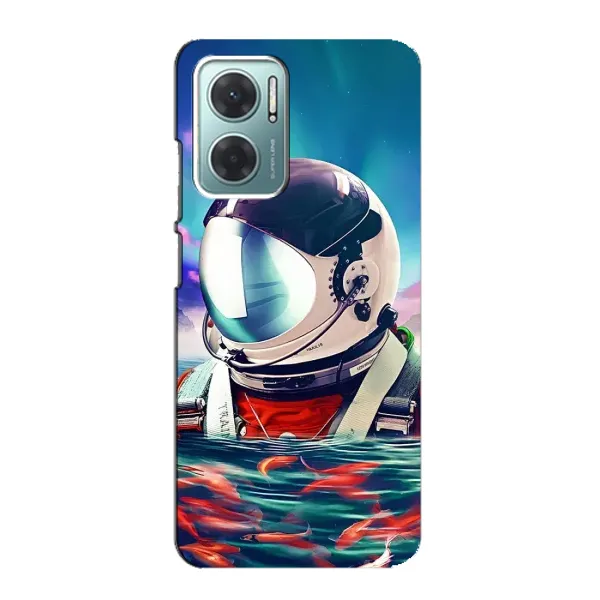 Чехол с рисунком «Космонавт в воде» для Xiaomi Redmi Note 11E Чехол с рисунком «Космонавт в воде» для Xiaomi Redmi Note 11E
