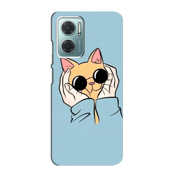 Чехол с рисунком «КОТИК в очках» для Xiaomi Redmi Note 11E Чехол с рисунком «КОТИК в очках» для Xiaomi Redmi Note 11E