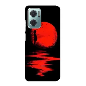 Літній Чохол на Xiaomi Redmi Note 11E (Червоний Захід сонця)