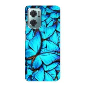 Силіконовий бампер з картинкою звірів для Xiaomi Redmi Note 11E (Крила метеликів)