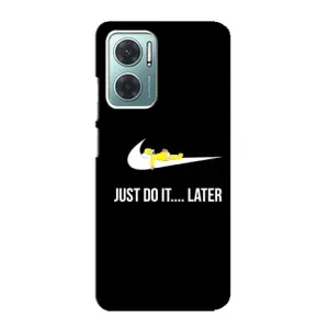 Силиконовый Чехол на Xiaomi Redmi Note 11E с картинкой Nike (Later)