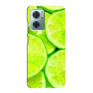 Чехол с изображением вкусной еды для Xiaomi Redmi Note 11E (Лайм)