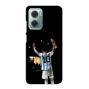 Чехлы Лео Месси Аргентина для Xiaomi Redmi Note 11E (Лео Чемпион)