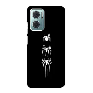 Чехол Супергерой Человека Паука на Xiaomi Redmi Note 11E (Лого паука)
