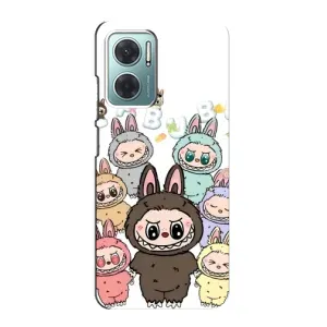Чохол з принтом Лабубу для Xiaomi Redmi Note 11E (Маленькі Лабубу)