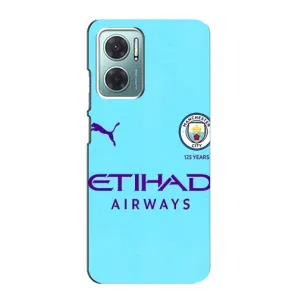 Силиконовые Чехлы принт Футбол на Xiaomi Redmi Note 11E (Man City)