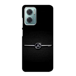 Силиконовый бампер с картинкой машины на Xiaomi Redmi Note 11E (Mercedes)