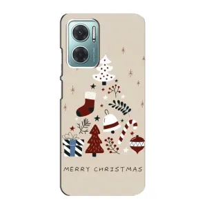 Чехол Санта Клаус для Xiaomi Redmi Note 11E (Merry Christmas)