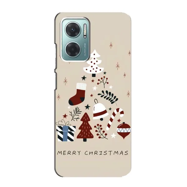 Чехол с рисунком «Merry Christmas» для Xiaomi Redmi Note 11E Чехол с рисунком «Merry Christmas» для Xiaomi Redmi Note 11E