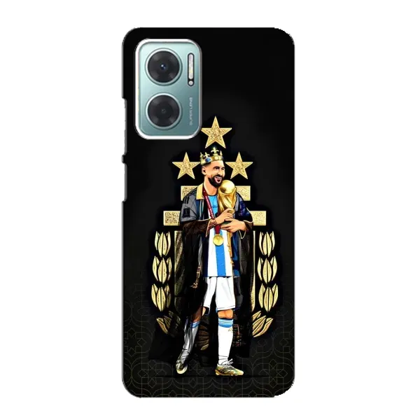Чехол с рисунком «Месси король» для Xiaomi Redmi Note 11E