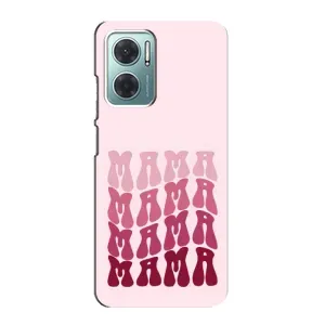 Чехол с рисунком «Надпись мама» для Xiaomi Redmi Note 11E