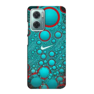 Силиконовый Чехол на Xiaomi Redmi Note 11E с картинкой Nike (Найк зеленый)