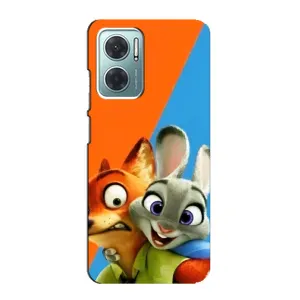 Чохли ЗООТРОПОЛІС для Xiaomi Redmi Note 11E (Нік і Хопс)
