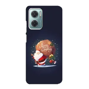 Чехол Санта Клаус для Xiaomi Redmi Note 11E (Подарки от Санты)