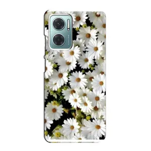 Чехол с ромашками на Xiaomi Redmi Note 11E (Рамка в ромашках)