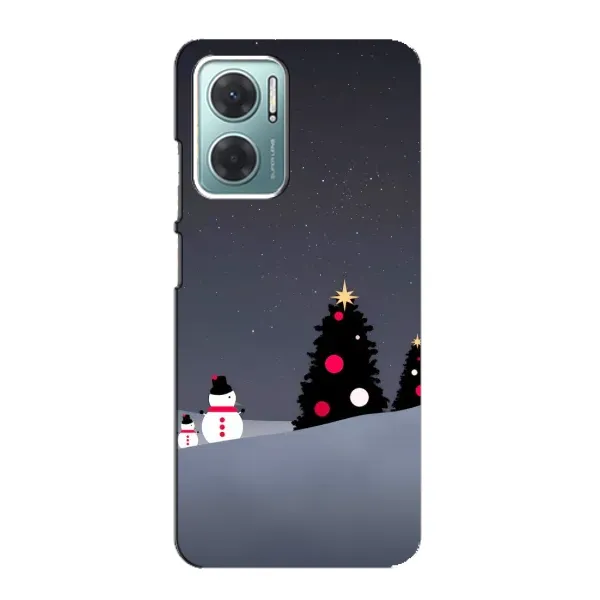 Чехол с рисунком «Снеговички» для Xiaomi Redmi Note 11E