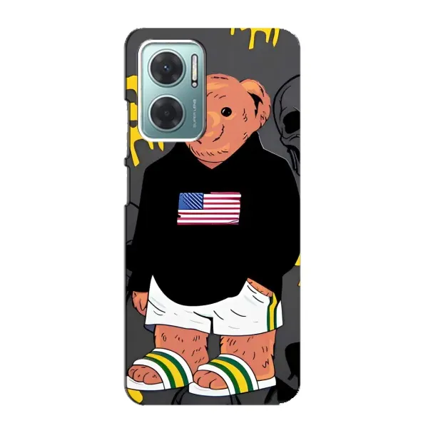 Чохол з малюнком «Teddy USA» для Xiaomi Redmi Note 11E Чохол з малюнком «Teddy USA» для Xiaomi Redmi Note 11E