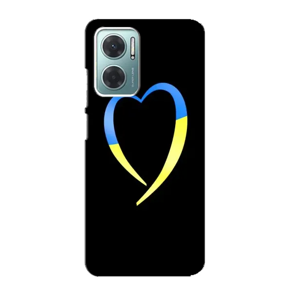 Чохол з малюнком «Українське серце» для Xiaomi Redmi Note 11E Чохол з малюнком «Українське серце» для Xiaomi Redmi Note 11E
