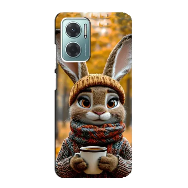 Чохол з малюнком «Зайчик з кавою» для Xiaomi Redmi Note 11E Чохол з малюнком «Зайчик з кавою» для Xiaomi Redmi Note 11E