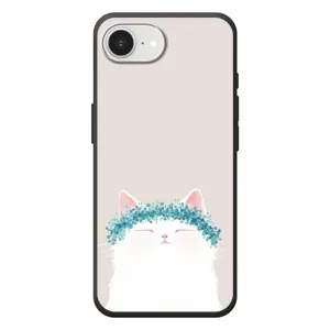 Чехол на тематику: Коты для iPhone 17e (Белый котик)