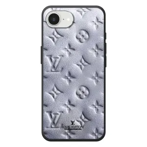 Текстурный Чехол Louis Vuitton для 

Apple семнадцать э 
 (Белый ЛВ)