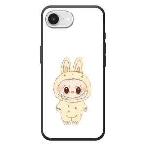 Чехол с принтом Лабубу для Apple 17e (Бежевый Лабубу)